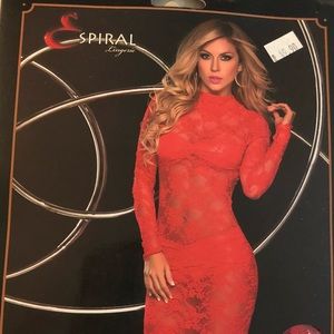 ESpiral Red Mini Dress
